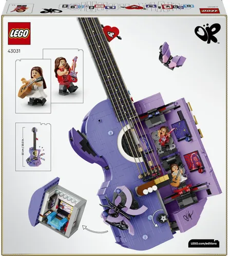 LEGO EDITIONS 43031 Podwójna gitara Olivii Rodrigo, zestaw klocków 14+