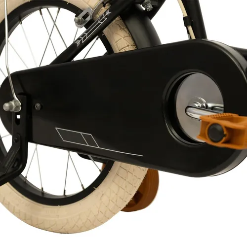 Rower dziecięcy HUFFY Retro Vintage 16 cali dla chłopca Czarny mat