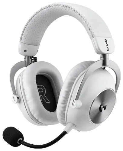 Słuchawki bezprzewodowe z mikrofonem Logitech G Pro X3 Lightspeed Nauszne Biały