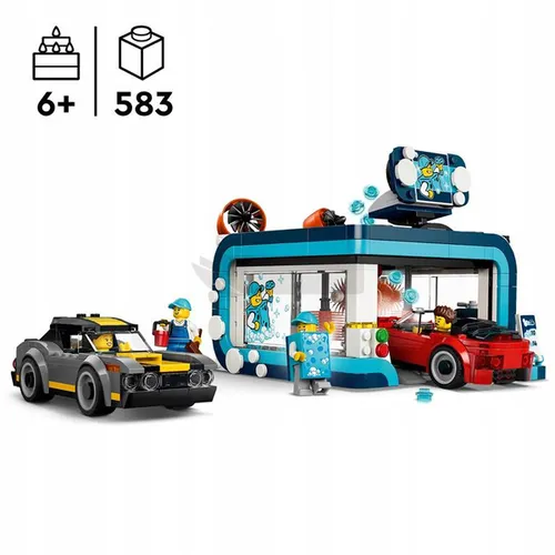 LEGO City 60497 Automatyczna myjnia samochodowa, zestaw klocków 6+