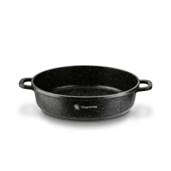 Patelnia głęboka z krótkimi uchwytami KONIGHOFFER Pollo Black 28 cm
