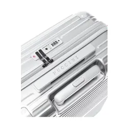 Walizka kabinowa Puccini Dallas - srebrny