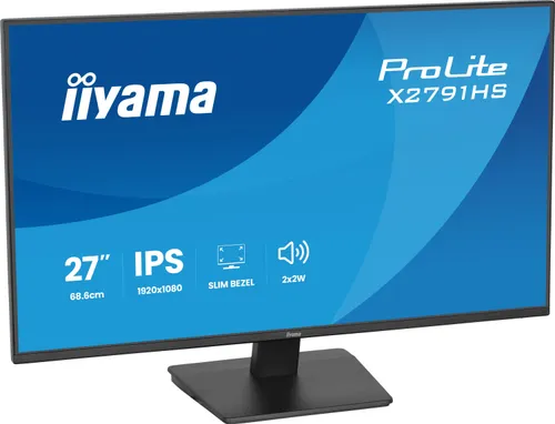 Monitor IIYAMA ProLite X2791HS-B1 27" 1920x1080px IPS 120Hz 1 ms [MPRT]