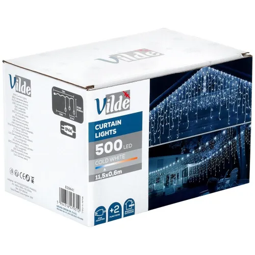 Kurtyna świetlna zewnętrzna 500 LED 11,5 m