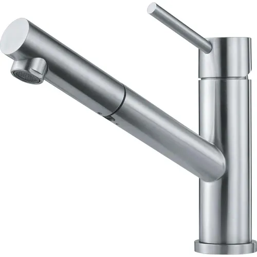 Bateria Franke Orbit Pull-Out Srebrny Stal szlachetna