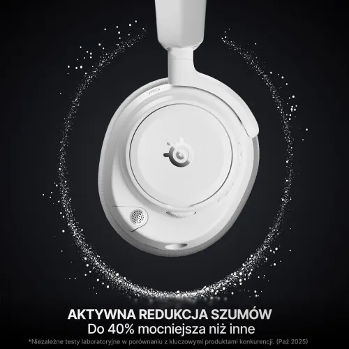 Słuchawki bezprzewodowe z mikrofonem SteelSeries Arctis Nova Pro Omni Nauszne Biały