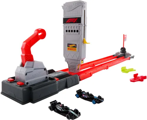 Tor Hot Wheels Racing Formuła 1 Szybki wyścig JKM88