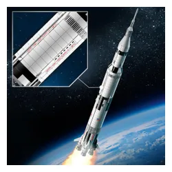 Конструктор Lego Ideas ракета NASA Apollo Saturn V (92176)