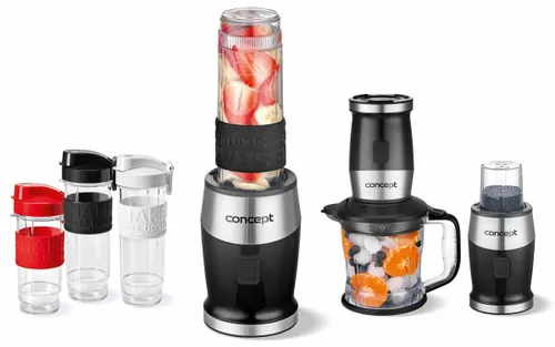 Blender kielichowy CONCEPT SM3390 (Sportowy) + 3 bidony w komplecie