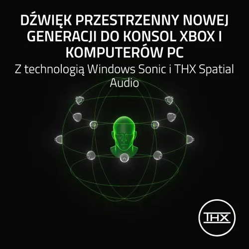 Słuchawki bezprzewodowe z mikrofonem Razer BlackShark V3 do PlayStation Nauszne Czarny