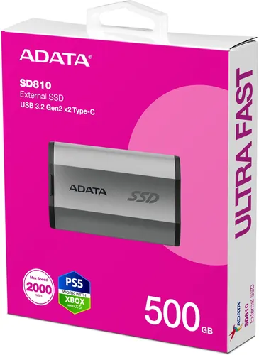Dysk ADATA SD810 500GB SSD Srebrny