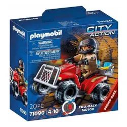 PLAYMOBIL City Action 71090 Pożarniczy Speed Quad