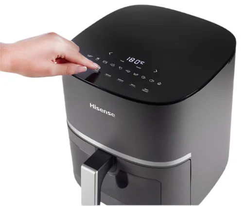 Air Fryer Frytkownica beztłuszczowa HISENSE HAF1600D 5.2l z okienkiem do obserwacji postępów gotowania