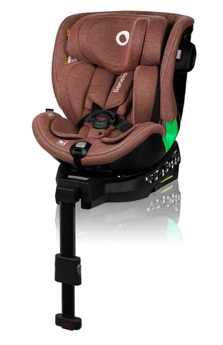 Fotelik samochodowy LIONELO Harmony i-Size 40-150 cm (0-36 kg) Czerwony