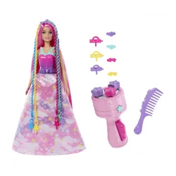 Mattel Lalka Barbie Dreamtopia Księżniczka Zakręcone pasemka