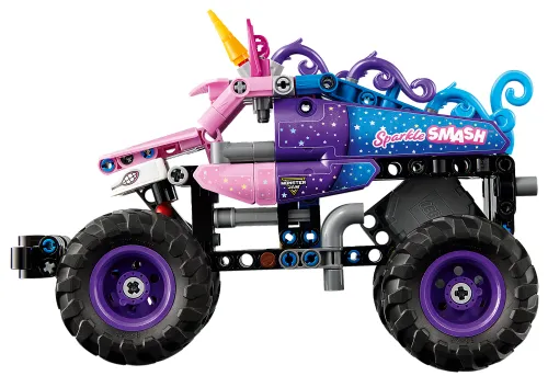 KLOCKI LEGO TECHNIC 42220 Monster Jam Sparkle Smash, zestaw klocków +7 lat