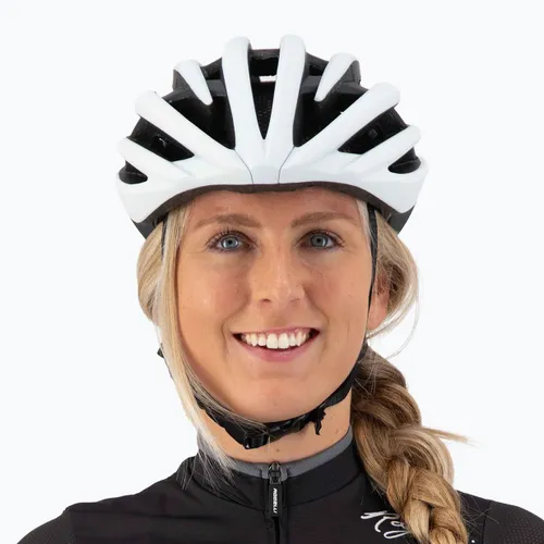 Kask rowerowy Rogelli Tecta white/black