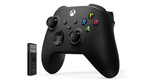 Microsoft Xbox Series Pad беспроводной Геймпад для Xbox, PC + адаптер-carbon black