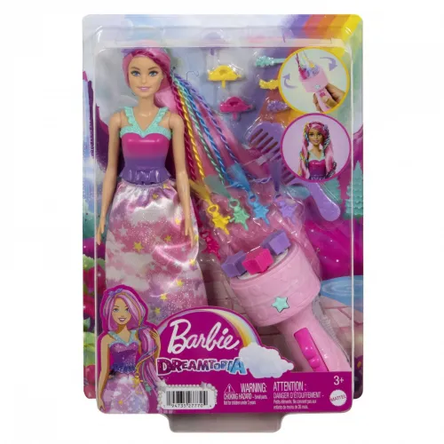 Mattel Barbie Кукла Принцесса Дримтопия Крученые пряди