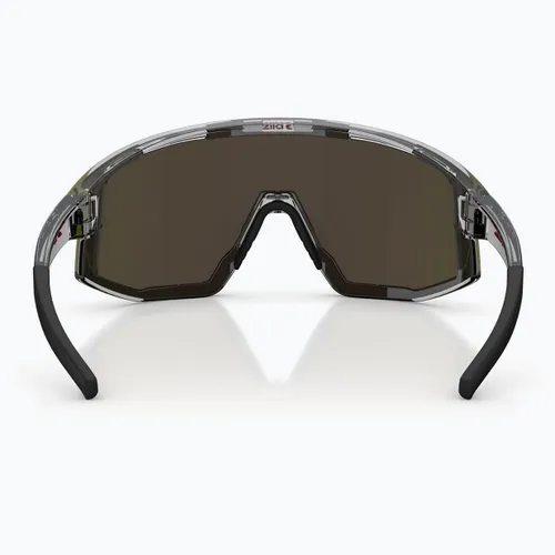 Okulary przeciwsłoneczne Bliz Fusion transparent dark grey/brow red multi