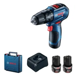 Bosch GSB 12V-30 12V Akülü Matkap 2 x Akü 2 Ah (6019G9100)