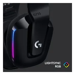 Наушники геймерские / игровые Logitech G733 Lightspeed Черные (981-000864)