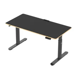 Biurko Ultradesk PULSAR 120cm Regulacja wysokości Czarny