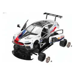 Zdalnie sterowany samochód COIL auto RC pilot BMW M8 GTE do samodzielnego montażu 1:18