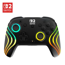 Pad Turtle Beach Afterglow Wave Wireless RGB Controller do Nintendo Switch 2 Bezprzewodowy Czarny