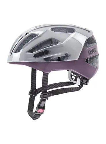 Kask rowerowy Uvex Gravel X - rhino/plum