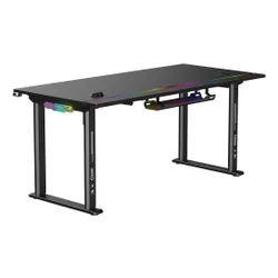 Biurko gamingowe COBRA Electra S CRF1621ELBKRGB Czarny