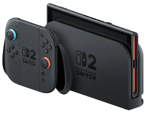Konsola NINTENDO Switch 2 V2 z wymienną baterią Czarny
