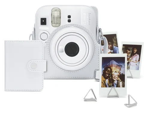 Aparat FUJIFILM Instax Mini 13 Biały + Pokrowiec + Album + Spinacze