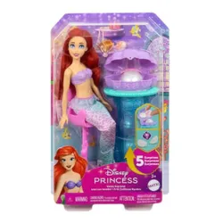 Lalka Barbie Disney Princess Arielka Muszelkowa toaletka JBF86