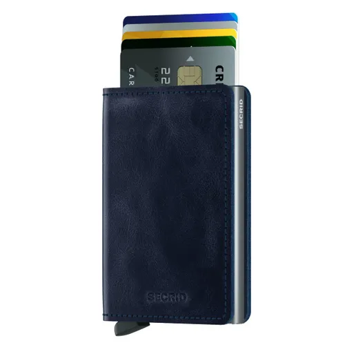 Slimwallet Secrid RFID Koruması Vintage-mavi