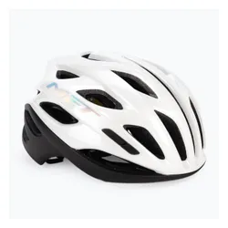 Kask rowerowy MET Estro Mips white holographic matt glossy