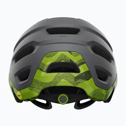 Kask rowerowy Giro Source Integrated MIPS matte metallic black/ano lime