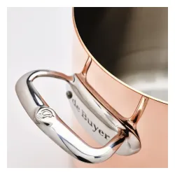 DE BUYER Prima Matera 3,3 l - garnek miedziany z pokrywką