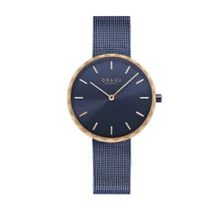 Obaku Klasör V252lxslml Donanma Saati / Gül Altın