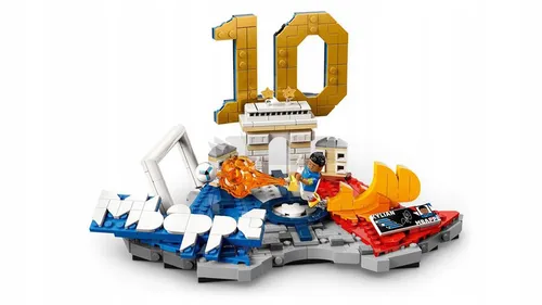 LEGO Editions 43013 Kylian Mbappe Piłkarski Moment, zestaw klocków