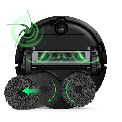 Robot sprzątający iRobot Roomba 415 Combo Funkcja mopowania Stacja oczyszczająca Tworzenie mapy pomieszczenia 70dB Czarny