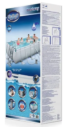 Basen BESTWAY Power Steel 53383 404 x 201 x 100 cm 6478L