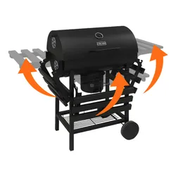 Grill węglowy VELACO VL19 Czarny