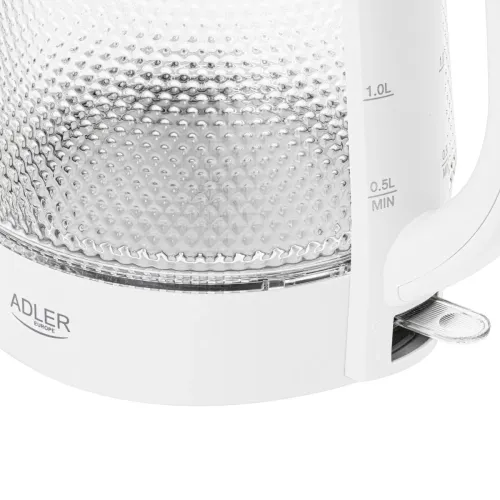 ADLER AD 1306 1,8 l - czajnik elektryczny bezprzewodowy szklany