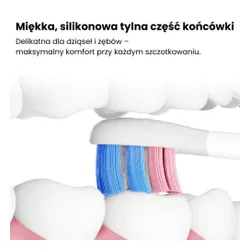 Szczoteczka soniczna OCLEAN X Kids S Różowy + etui