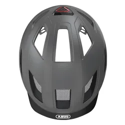 Kask rowerowy ABUS Hyban 2.0 Tytanowy Miejski z lampką (rozmiar XL)