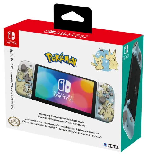 Pad Hori Split Pad Compact Pokemon Pikachu & Mimikyu do Nintendo Switch Przewodowy