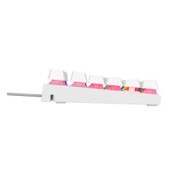 Klawiatura mechaniczna Genesis Thor 303 TKL RGB Outemu Peach Silent Biały