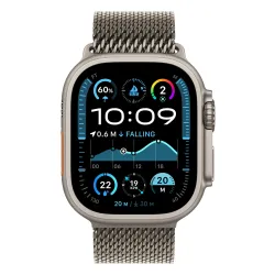 Apple Watch Ultra 2 GPS + Cellular Koperta z tytanu 49mm Bransoleta mediolańska z tytanu Rozmiar L