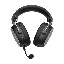 Słuchawki bezprzewodowe z mikrofonem Hator Hypergang 3 Wireless ESH55 ANC Nauszne Czarny
